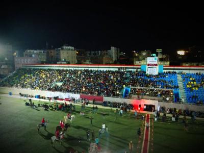 صنعاء نيوز - حفل تدشين رائع في صنعاء لمبادرة "كأس العالم من قطر 2022 إلى العالم" لبث مباريات كأس العالم مجاناً