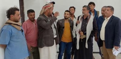 صنعاء نيوز - الرصاص والمضرعي يتفقدان مشروع ترميم مبني إنشاء فرع المختبر المركزي بمحافظة البيضاء