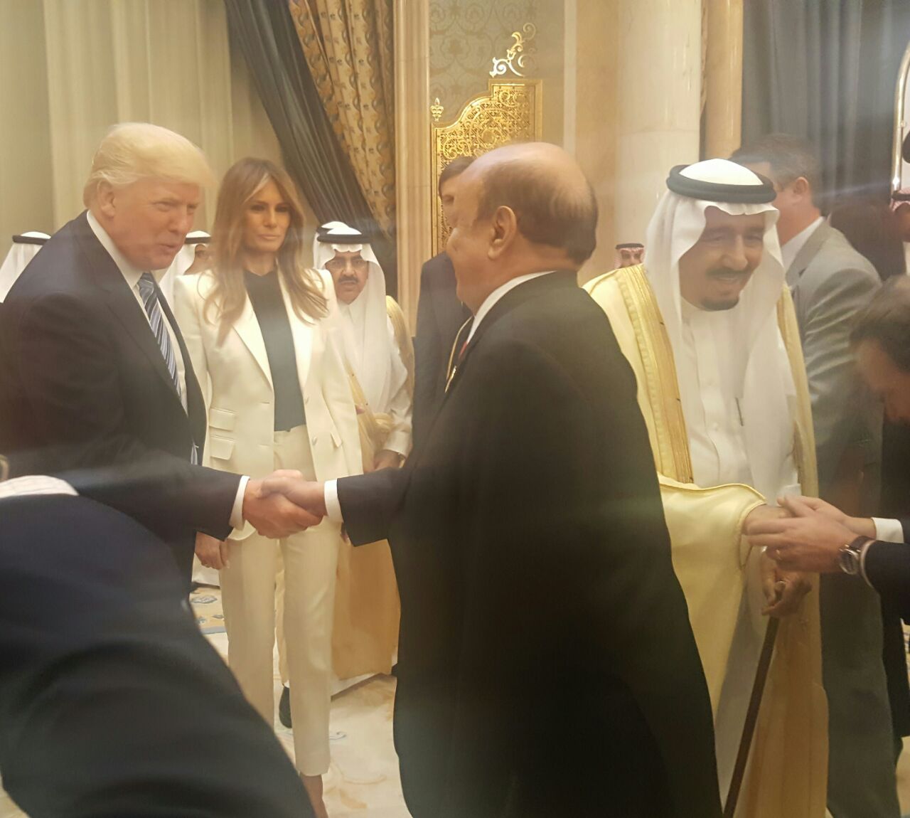 صور عبد ربه منصور هادي مع الرئيس الامريكي :